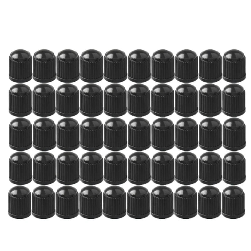 Car Tire Valve Stem Caps Plastic Tyre Valve Dust Caps Universal Wheel Stem Covers for Auto Bicycle Bike Motorcycle Car Accessory