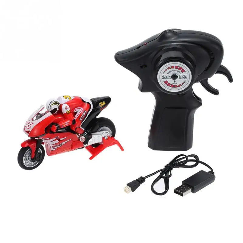 RC1:32 high-speed motor simulation shock absorber Race motorcycle charging 2.4Ghz Parent-child interactive boy's holiday toy