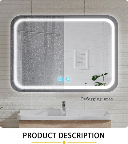 Bathroom mirror touch dimming double touch defogging capacitive touch sensor switch