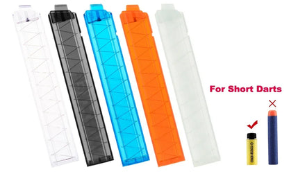 Chargeur Talon 18 fléchettes Worker Mod, chargeur court incliné Stefan avec adaptateur pour blaster manuel Nerf