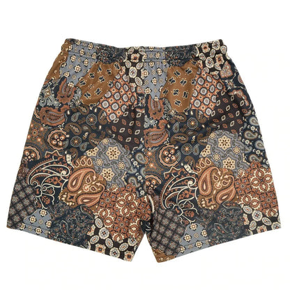 2024Summer New Digital Printing American Sports Casual Shorts Mesh Breathable and Loose Men's Short Shorts