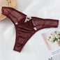European Thong  Women's Underwear Panty Low Waist Seamless Underpants Comfort G-String Sexy Lace Panties Female Sexy Lingerie