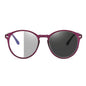 Lunettes photochromiques anti-rayons bleus pour ordinateur, monture ronde vintage, pour homme et femme, verres de jeu, anti-fatigue oculaire, bloquant la lumière