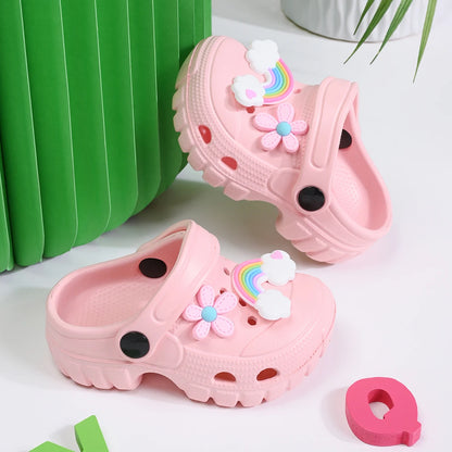 Chaussons bébé, sandales, mules, sandales respirantes pour filles avec semelle souple pour activités intérieures et extérieures et design antidérapant