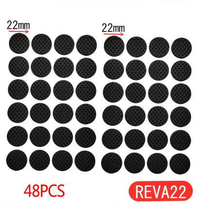 Tapis de protection anti-rayures pour pieds de meubles, couvre-pieds de table, antidérapants, noirs, autocollants