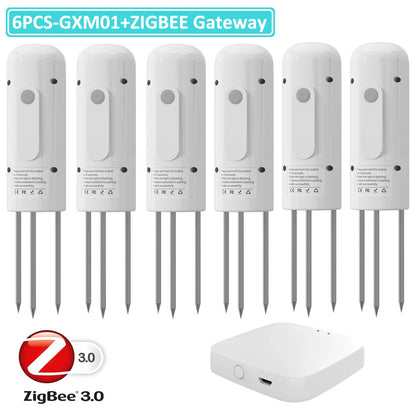 Moniteur de plantes ZIGBEE, compteur de température du sol extérieur, testeur d'humidité, capteur d'automatisation de jardin, détecteur TUYA d'irrigation