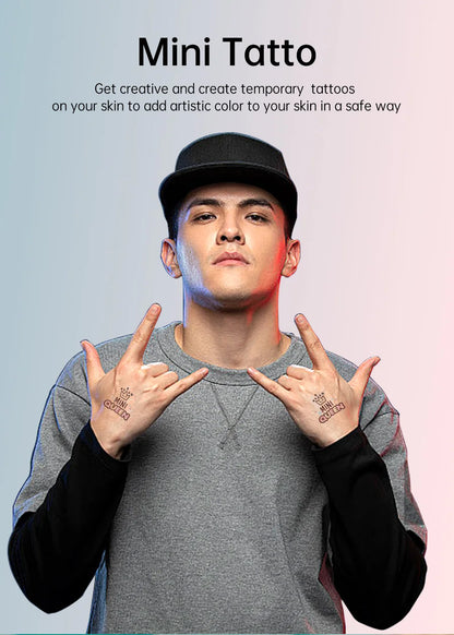 Mark Jet Mini Portable Color Printer Customized Text Smartphone Wireless Printing Handheld Inkjet Printer Tattoo Printer