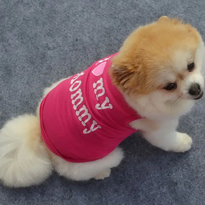 UBBT Security Dog Vest Dog Clothes XS-L Black Pet Puppy T Shirts For Small Dogs Chihuahua Yorkie Pug Cat Vest Costume