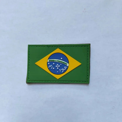 【We offer Customization】BR/CN/USA/MX/RU Removable Flag Sticker Patch Ornament on Tactical Backpack