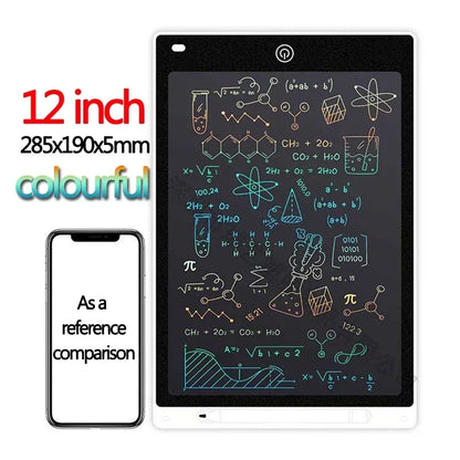 Tablette d'écriture LCD 10/12 pouces, planche à dessin pour enfants, graffiti, bloc-notes, jouets, écriture manuscrite, tableau noir, planche à dessin magique, jouet pour enfants, cadeau