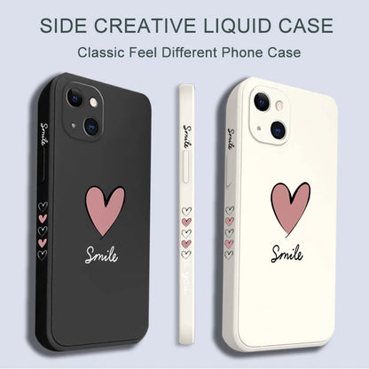 Big Red Heart Phone Case for Xiaomi Redmi Note 14 13 12 12S 11 11S 10 10S Pro Plus Redmi 10C 12C 13C 4G 5G Soft Silicone Cover