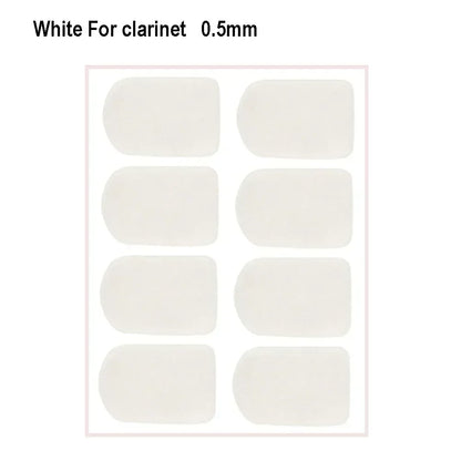 Coussinets d'embouchure pratiques et de qualité, en silicone, pour saxophone, clarinette, 0,5 mm/0,8 mm