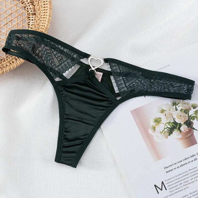 European Thong  Women's Underwear Panty Low Waist Seamless Underpants Comfort G-String Sexy Lace Panties Female Sexy Lingerie