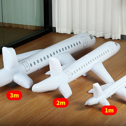 Children Inflatable Toys Plane Giant PVC Indoor Outdoor Water Party Inflatable Decoration Birthday Gift Aircraft Model for Kids