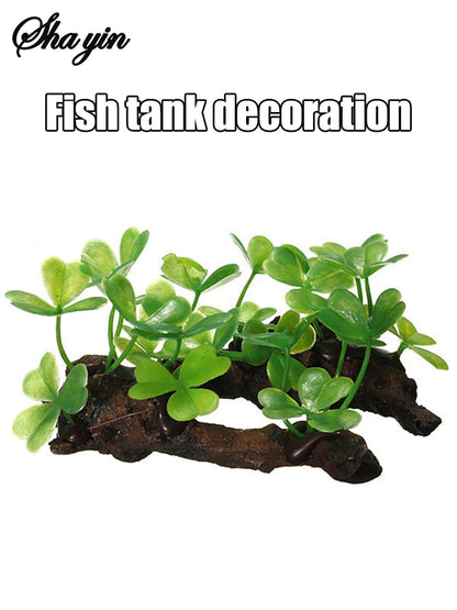 1PC Artificial Driftwood for Aquarium Decor Plastic Plant Branches Ornament for Fish Tank Decorations
