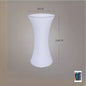 NewOut Door Use Led Illuminated Bar Cocktail Table Rechargeable Bar Plastic Table Lighted Up Coffee Table Ktv Disco Party Supply