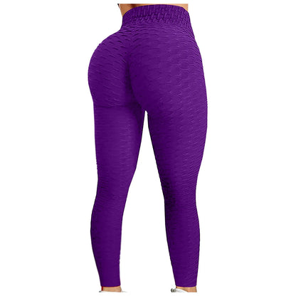 Leggings à bulles pour femmes, pantalon de yoga taille haute, pour exercices de gymnastique, slim, push-up, pour fitness, course à pied, sport en salle