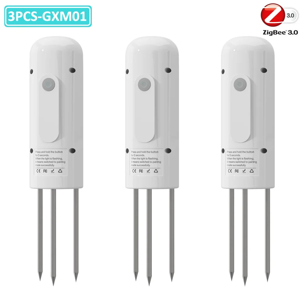 Moniteur de plantes ZIGBEE, compteur de température du sol extérieur, testeur d'humidité, capteur d'automatisation de jardin, détecteur TUYA d'irrigation