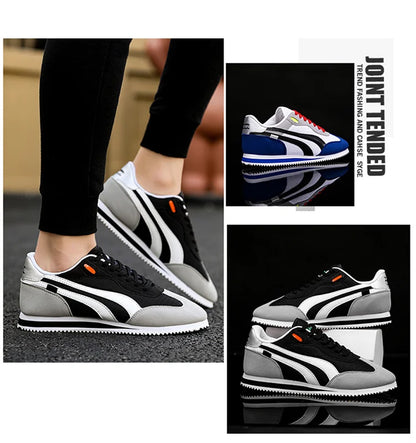 Spring New 2023 Fashion Yellow Low Casual Sneakers Men Comfortable Flats Outdoor Sport Shoes Trainers Mens Sneakers Basket Homme
