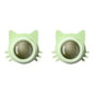 Lot de 1 à 5 balles murales rotatives à l'herbe à chat pour chaton, jouets à mâcher à lécher, nettoyage des dents, jouet à mordre pour chat d'intérieur, fournitures pour animaux de compagnie
