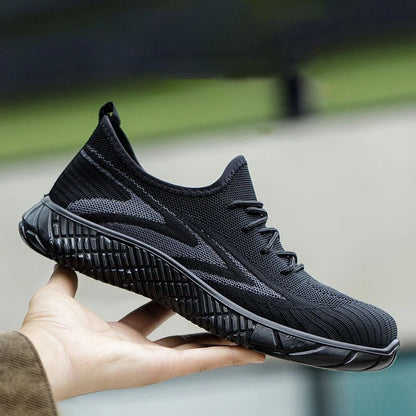 Bottes de sécurité Oulylan pour hommes, semelles solides, chaussures d'été résistantes à l'usure, embout en acier, chaussures de protection anti-écrasement pour le travail