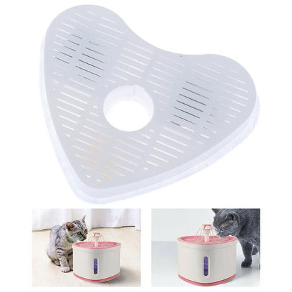Hot Activated Carbon Filters For Automatic Cat Water Fountain Indoor Pets Drinking Filter Heart Shaped Artifact Pet Dispenser