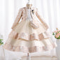 New Girls' Dress Two Piece Set 3-10 Years Old Gorgeous Christmas Performance Dress Autumn Girls' Party Prom Dress