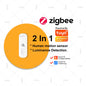 Capteur de mouvement humain ZigBee 10G Radar Mmwave Capteur de température et d'humidité Sécurité antivol Fonctionne avec Tuya Smart Life Z2MQTT