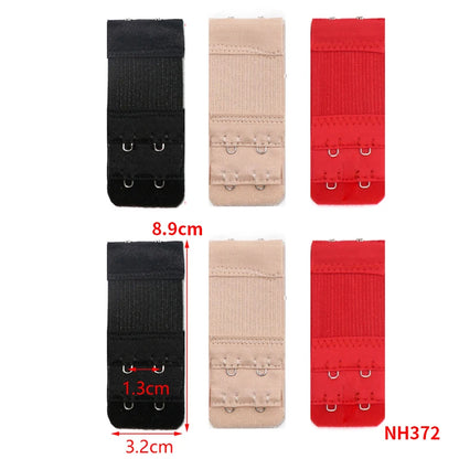 6pcs Back Bra Extender Strap Extension 2 Hooks Extenders For Women Bra Accessories Lengthened Buckle Bra Hook Botton Intimates