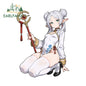 EARLFAMILY 13cm x 11.7cm NSFW Cat Ears Loli Car Sticker Anime Waifu Soprts Clothes Windows Decal Creative Vinyl Motorcycle Decor