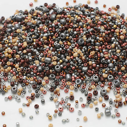 18g Mix Size 1.5-4mm Crystal Seed Beads Round Solid Colors Loose Spacer Glass Beads for Fashion DIY Handmade Bracelet Jewelry