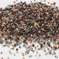 18g Mix Size 1.5-4mm Crystal Seed Beads Round Solid Colors Loose Spacer Glass Beads for Fashion DIY Handmade Bracelet Jewelry
