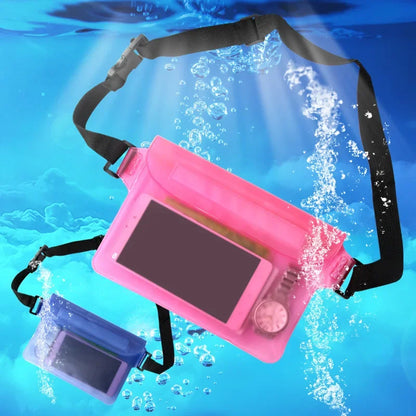 Sac de natation étanche, sac banane pour plongée, ski, téléphone, sac à bandoulière sec pour plage, bateau, sport