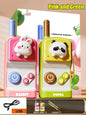 Talkie-walkie électronique pour enfants, 500 m, 2 pièces, radio, téléphone, communication, mini jouet rechargeable pour enfants de 3 ans
