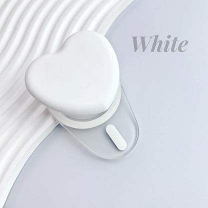 Magnetic Heart Folding Phone Grip Stand Socket Pocket for iPhone15/14/13/12 Magsafe Ring Finger Expanding Griptok Grip Tok Stand