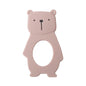 1Pcs Baby Silicone Teether Ring BPA Free Rattles Bracelet Food Grade Newborn Baby Accessories Cartoon Silicone Teething Toys