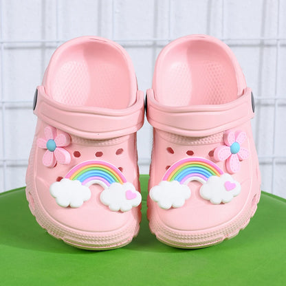 Chaussons bébé, sandales, mules, sandales respirantes pour filles avec semelle souple pour activités intérieures et extérieures et design antidérapant