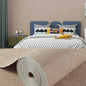 Papier peint autocollant 3D en mousse de lin, 50 cm x 10 m, couleur unie, épais, imperméable, pour rénovation murale