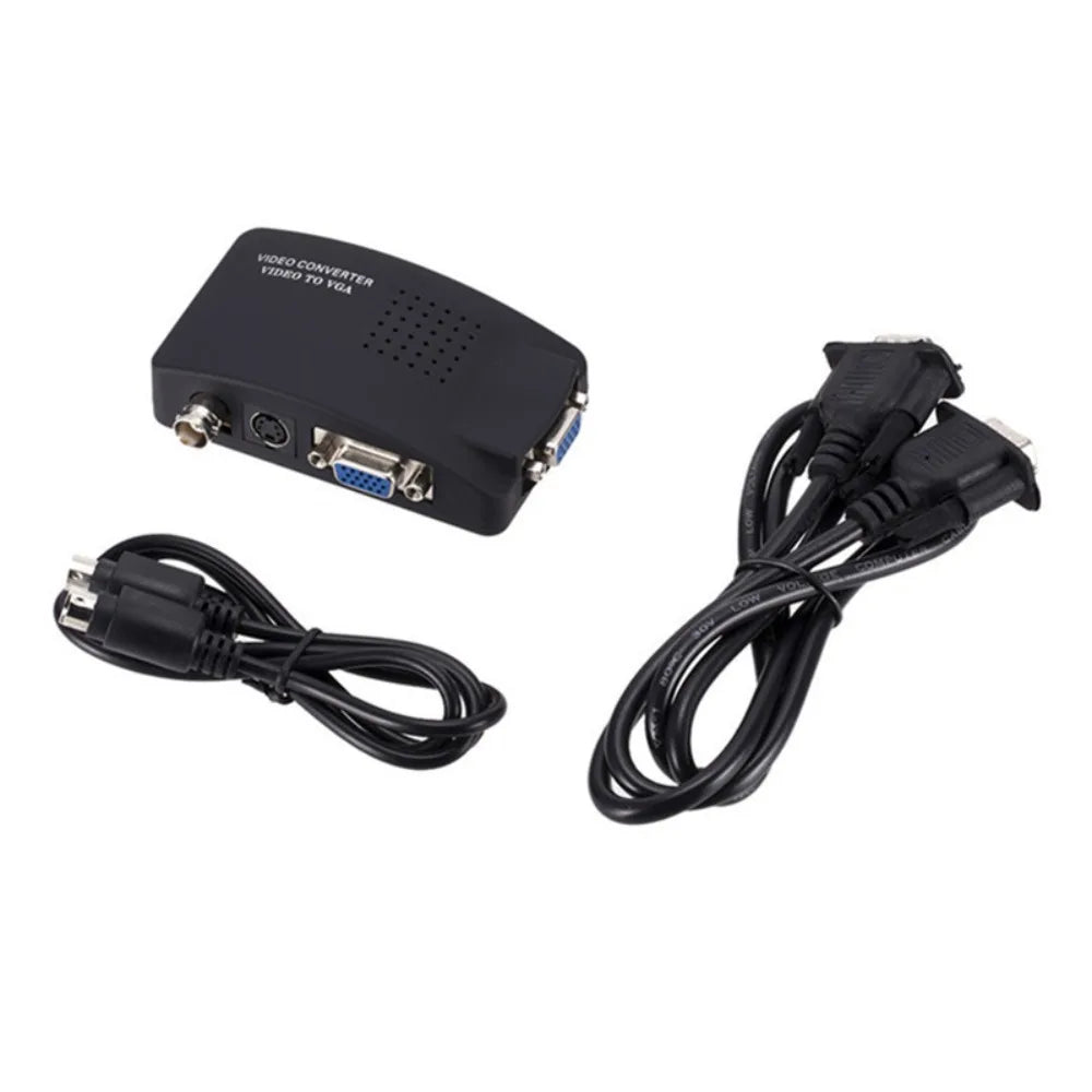 BNC To VGA BNC To VGA Converter Video Converter Signal Conversion BNC To VGA Adapter Box 3D Motion Compensation VGA Output
