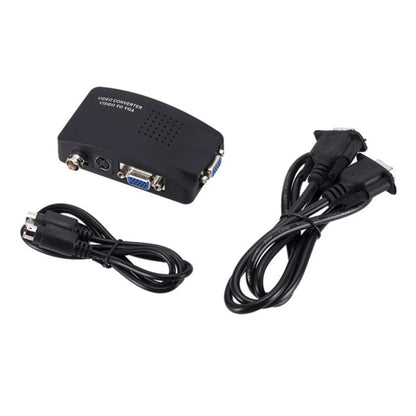 BNC To VGA BNC To VGA Converter Video Converter Signal Conversion BNC To VGA Adapter Box 3D Motion Compensation VGA Output