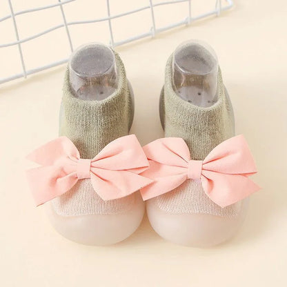 Summer New Combed Cotton Anti slip and Breathable Children's Soft Sole Shoes Baby Walking Shoes Mesh Faced Baby Floor Socks