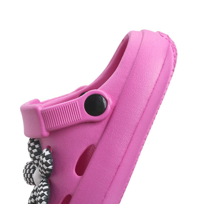 Chaussons de jardin pour enfants, jolies sandales à fleurs, sandales d'été pour garçons et filles, légères, tendance, antidérapantes, pour la plage