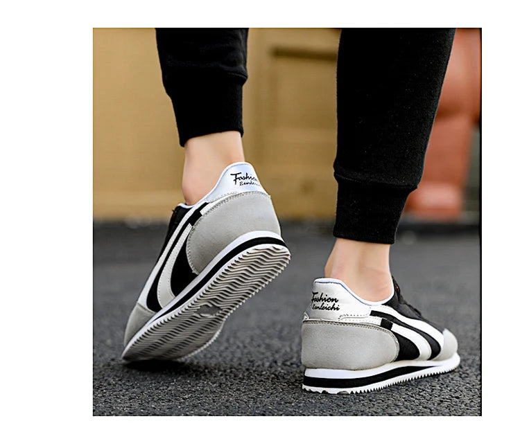 Spring New 2023 Fashion Yellow Low Casual Sneakers Men Comfortable Flats Outdoor Sport Shoes Trainers Mens Sneakers Basket Homme