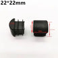 4pcs Square Plastic Blanking End Caps Tube Pipe Inserts Plug Bung for table chair leg cover furniture leveling feet protector