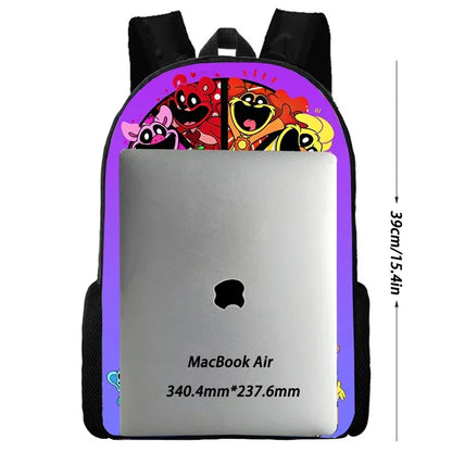 Child School Cute Anime Charizards Backpack with Lunch Bags ,Pencil Bags ,School Bags for Boys Girls Best Gift