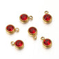 Lot de 20 breloques en acier inoxydable avec strass transparents et cristaux transparents pour la fabrication de bijoux, colliers, bracelets et autres accessoires.
