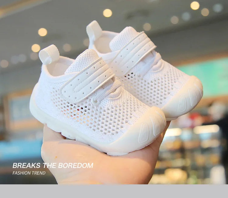 Summer Toddler Baby Shoes Boys Girls First Walkers Mesh Shoes Breathable Non-slip Soft Bottom Infant Baby Boy Girl Kids Shoes