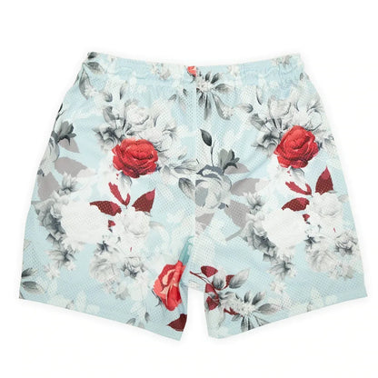 2024Summer New Digital Printing American Sports Casual Shorts Mesh Breathable and Loose Men's Short Shorts