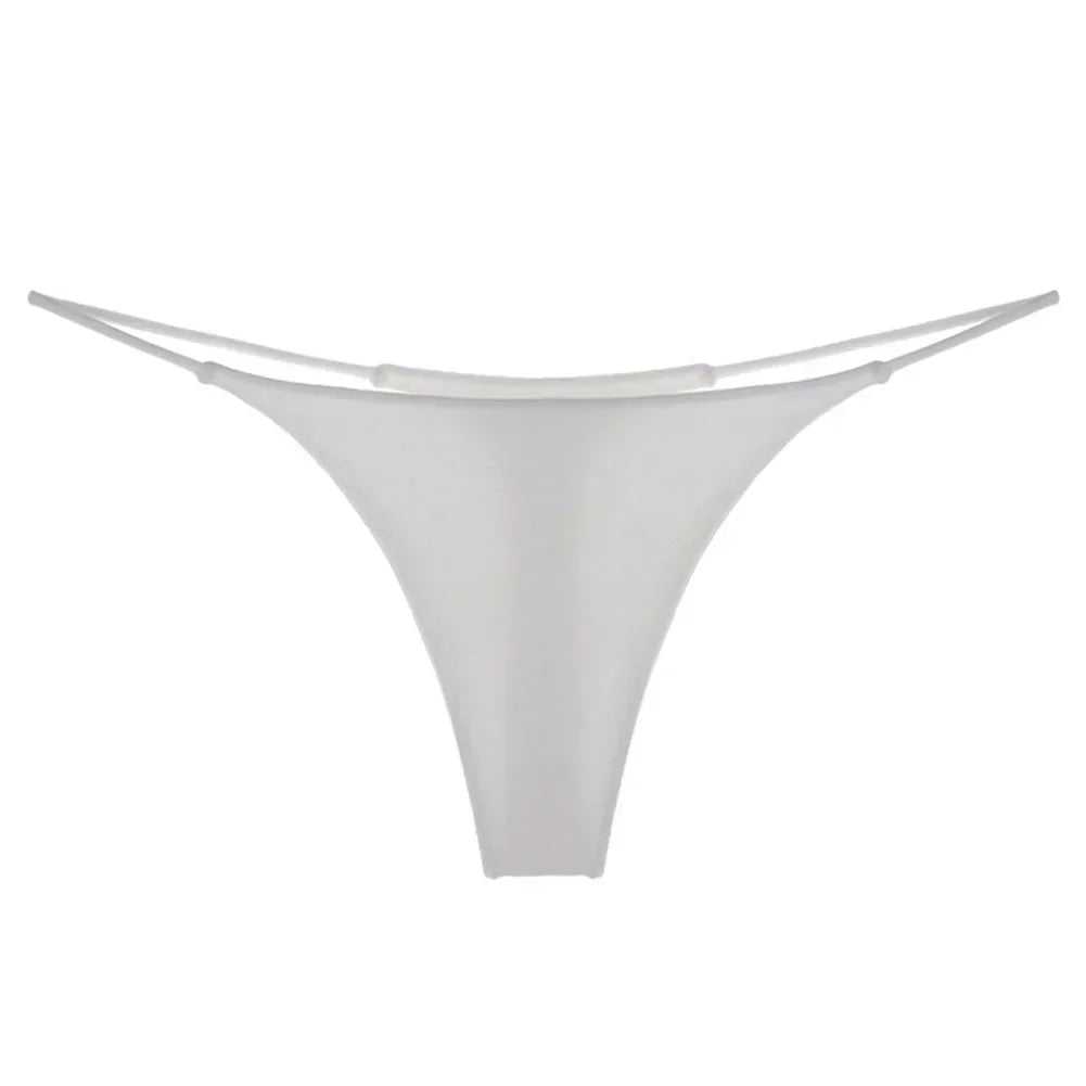 Women's Panties Sexy T-back G-strings Thongs Low Rise Lingerie Underwear Comfortable High Cut Ladies Briefs Tanga