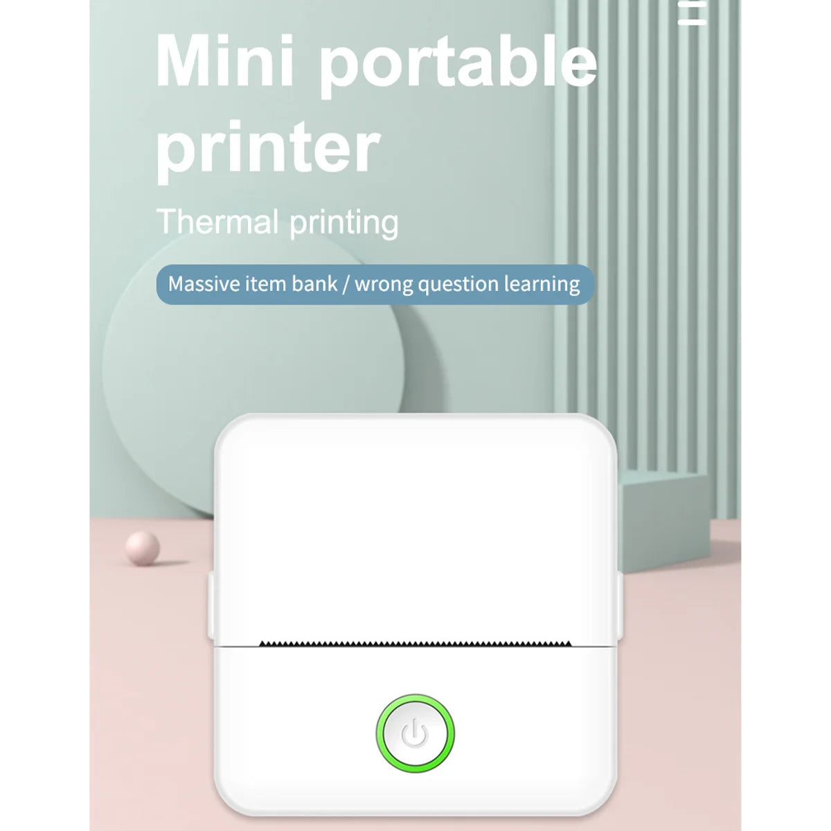 X6 Mini Pocket Sticker Printer Bluetooth Wireless Connection Portable Sticker Maker for Learning, Note, Journal, DIY, Work